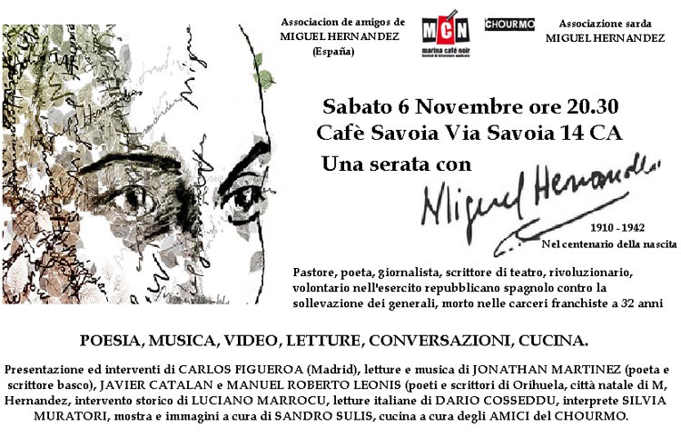 Una serata con Miguel Hernandez - clicca per ingrandire